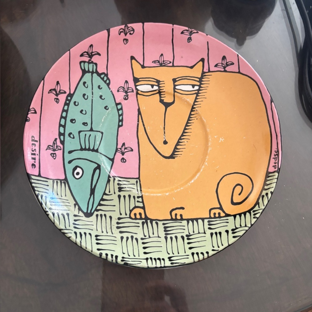 Bad Cat Collection Plate